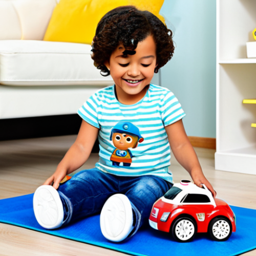 Home 27 Transforming Toy Fun**
"A child (age 6-8) fully clothed in jeans and a t-shirt playing with a Robocar Poli transforming toy on a colorful playmat in a bright, sunny playroom. The child is smiling and engaged. Safe for work, appropriate content, professional, modest, family-friendly, perfect anatomy, correct proportions, natural pose, well-formed hands, proper finger count, natural body proportions."
**