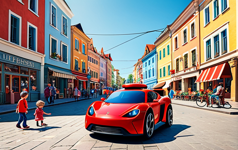 Poli's Energetic Rescue**

"A fully clothed Poli, the red Robocar, speeding through a sunny town square, helping a child with a broken toy. Appropriate attire, safe for work. Background includes colorful buildings and friendly townspeople. Perfect anatomy, correct proportions, natural pose. Professional illustration, high quality, family-friendly, safe for work."

**