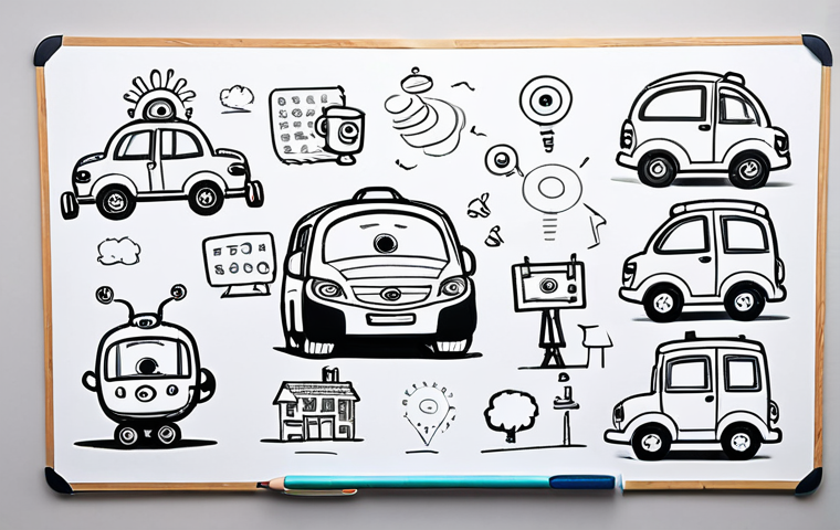 로보카폴리 에피소드 제작 비하인드 - Here are three detailed image prompts in English, designed for an image generation AI, capturing key...