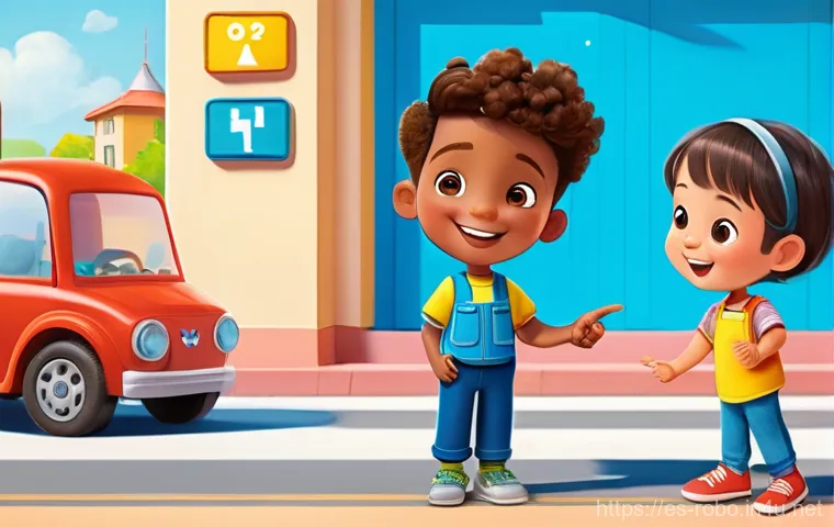 로보카폴리와 디자인 철학 - **Prompt:** "A vibrant animated scene featuring the Robocar Poli rescue team – Poli the blue police ...