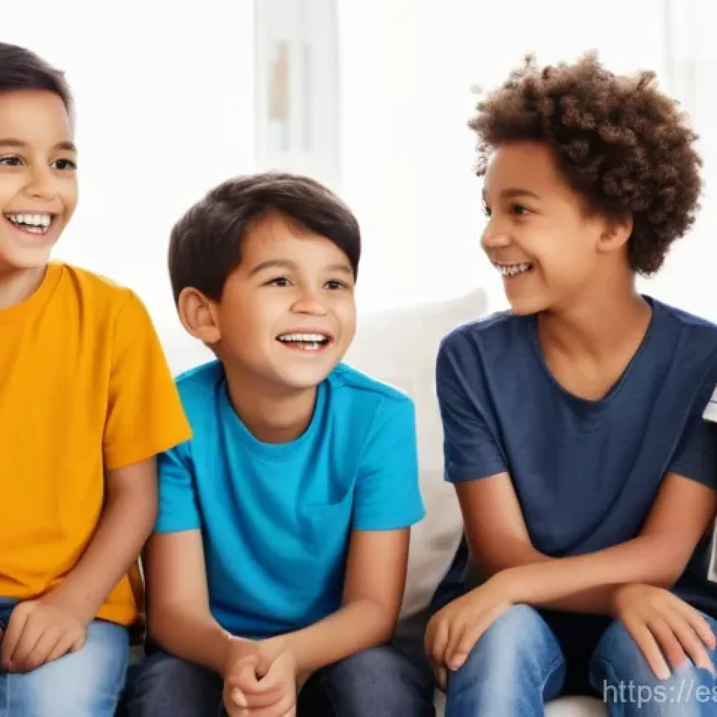 로보카폴리와 브랜드 마케팅 전략 - **Prompt:** A diverse group of 3-4 children, aged 5-10, of various ethnicities and genders, are gath...