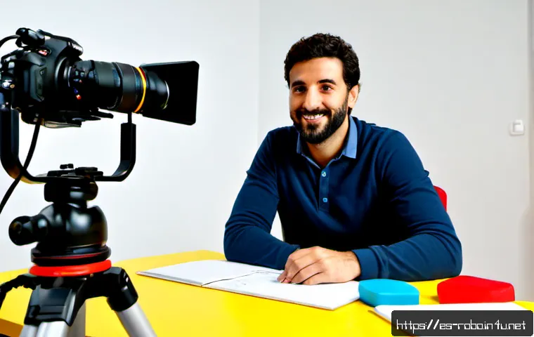 Home 17 로보카폴리 제작진 인터뷰 - Photorealistic behind-the-scenes interview with a Spanish children’s animation production team in a ...